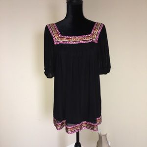 Nicole Beautiful Sheer Blouse with tank